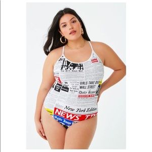 Newspaper Body suit